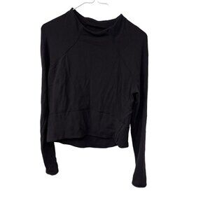 Lululemon Athletica Long Sleeve Crew Neck Sweater Top Soft Thumb Holes Women’s 8